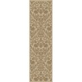 Concord Global Trading Concord Global 49422 2 ft. 3 in. x 7 ft. 7 in. Jewel Damask - Ivory 49422
